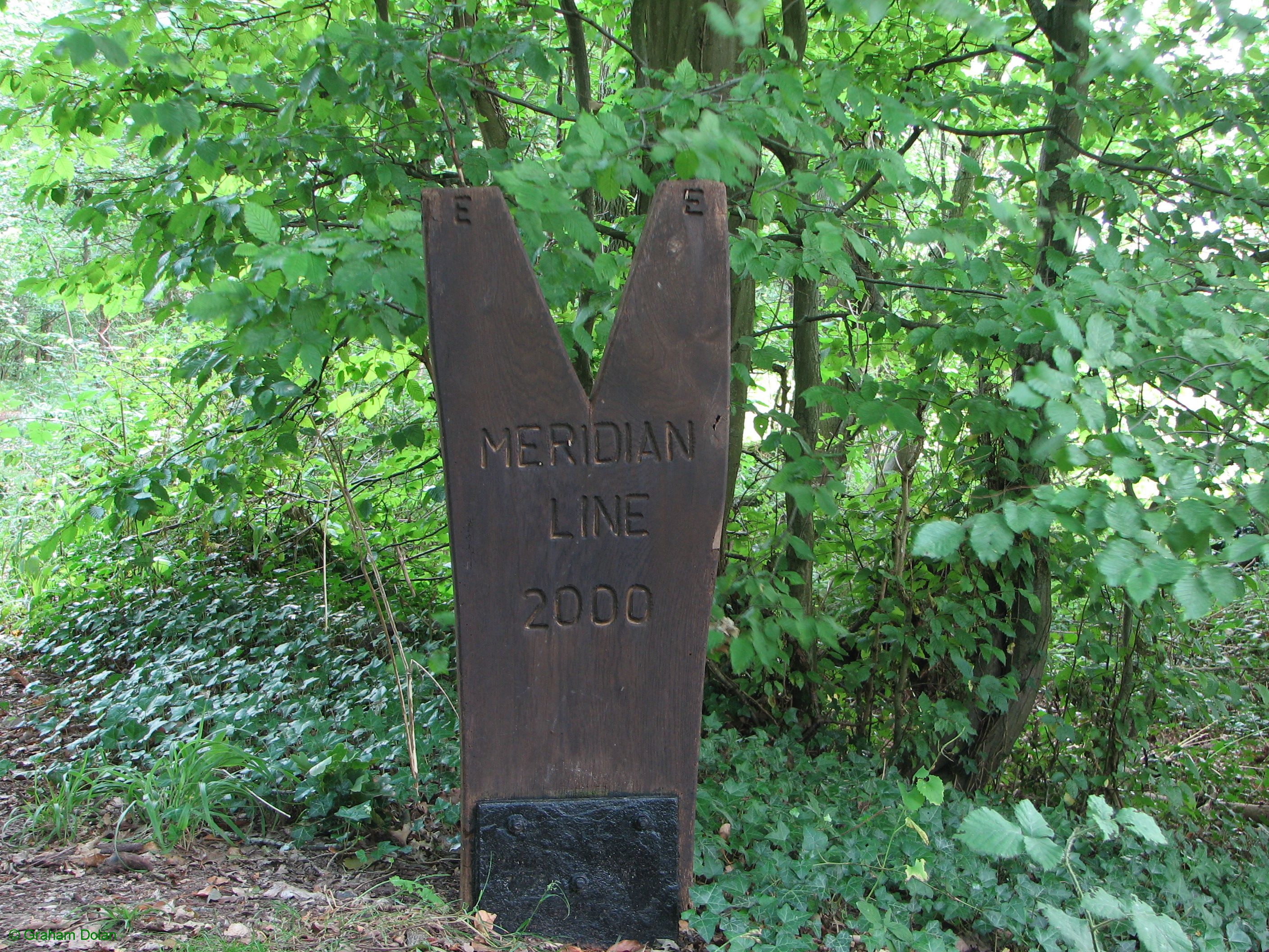 Greenwich Meridian Marker; England; East Sussex; Cooksbridge